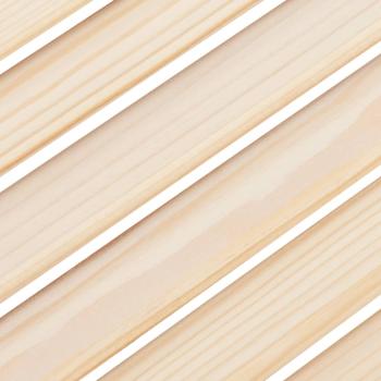 Schwingtüren Lamellen-Design 1-Paar 80x80 cm Massivholz Kiefer