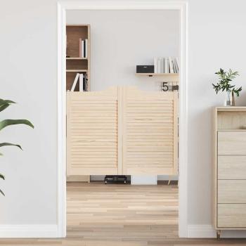 ARDEBO.de - Schwingtüren Lamellen-Design 1-Paar 80x100 cm Massivholz Kiefer