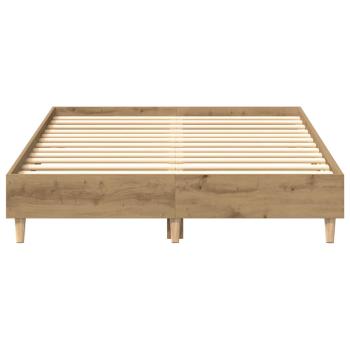 Bettgestell ohne Matratze Artisan-Eiche 120x190cm Holzwerkstoff