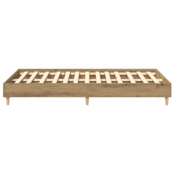 Bettgestell ohne Matratze Artisan-Eiche 120x190cm Holzwerkstoff