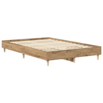 Bettgestell ohne Matratze Artisan-Eiche 120x190cm Holzwerkstoff
