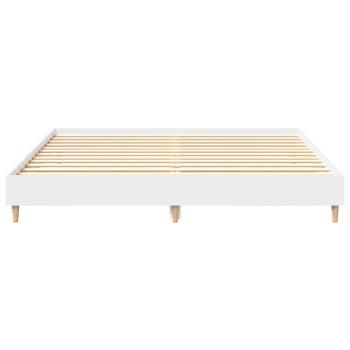 Bettgestell ohne Matratze Weiß 180x200 cm Holzwerkstoff