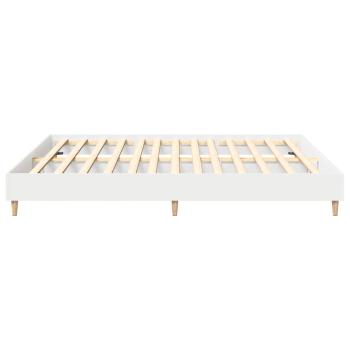 Bettgestell ohne Matratze Weiß 180x200 cm Holzwerkstoff