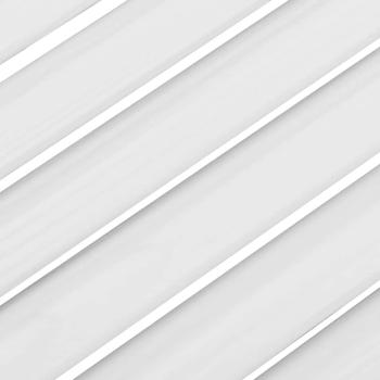 Schwingtüren Lamellen-Design 1-Paar Weiß 90x80 cm