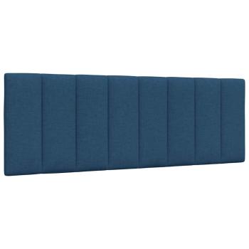 Bettgestell ohne Matratze Blau 120x200 cm Stoff