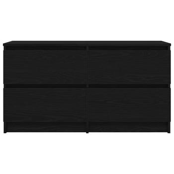 TV-Schrank Schwarz 100x35x54 cm Holzwerkstoff