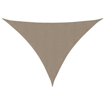 Sonnensegel Oxford-Gewebe Dreieckig 5x5x6 m Taupe