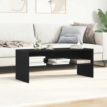 TV-Schrank Schwarz Eichen-Optik 100x40x40 cm Holzwerkstoff