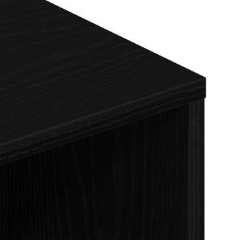 TV-Schrank Schwarz Eichen-Optik 100x40x40 cm Holzwerkstoff