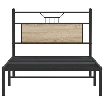 Bettgestell ohne Matratze Sonoma-Eiche 100x190 cm Holzwerkstoff