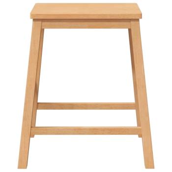 Barstühle 2 Stk. Massivholz Gummibaum