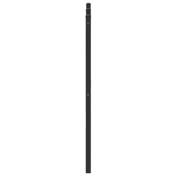 Kopfteil Räuchereiche 193 cm Holzwerkstoff und Stahl