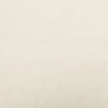 2-tlg. Sofagarnitur mit Kissen und Nackenrollen Creme Samt