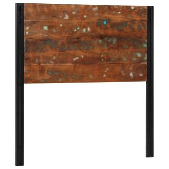 Kopfteil 100 cm Altholz Massivholz und Eisen