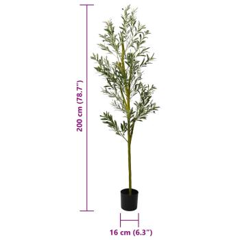 Olivenbaum Künstlich 800 Blätter 200 cm Grün