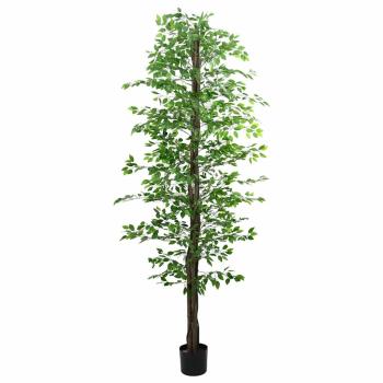 ARDEBO.de - Ficusbaum Künstlich 2016 Blätter 300 cm Grün