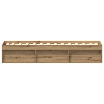 Bettgestell ohne Matratze Artisan-Eiche 90x200cm Holzwerkstoff