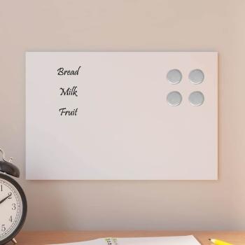 ARDEBO.de - Magnettafel Wandmontage Weiß 30x20 cm Hartglas
