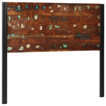 ARDEBO.de - Kopfteil 120 cm Altholz Massivholz und Eisen
