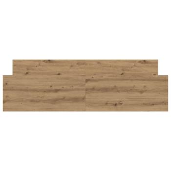 Bettgestell ohne Matratze Artisan-Eiche 160x200cm Holzwerkstoff