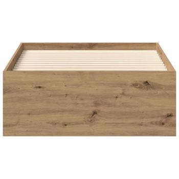 Bettgestell ohne Matratze Artisan-Eiche 90x190cm Holzwerkstoff