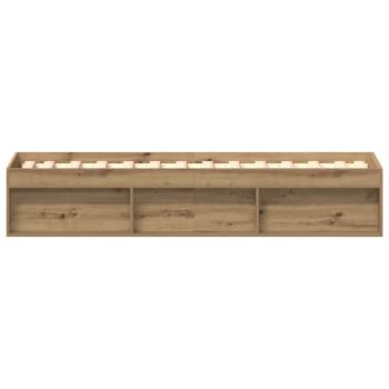 Bettgestell ohne Matratze Artisan-Eiche 90x190cm Holzwerkstoff