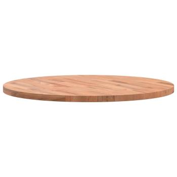 Tischplatte Ø70x2,5 cm Rund Massivholz Buche
