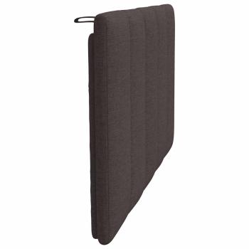 Kopfteil-Kissen Dunkelbraun 90 cm Stoff