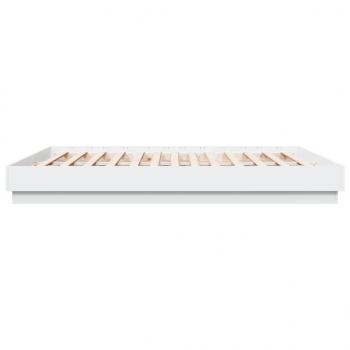 Bettgestell Weiß 180x200 cm Holzwerkstoff