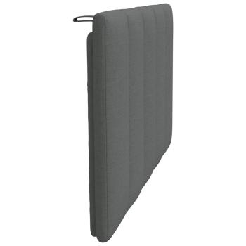 Kopfteil-Kissen Dunkelgrau 80 cm Stoff