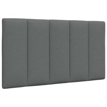ARDEBO.de - Kopfteil-Kissen Dunkelgrau 90 cm Stoff