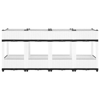 Hochbeet 160x40x71 cm Polypropylen