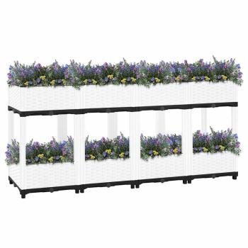Hochbeet 160x40x71 cm Polypropylen