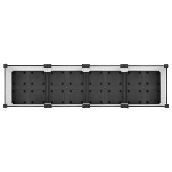 Hochbeet 160x40x71 cm Polypropylen