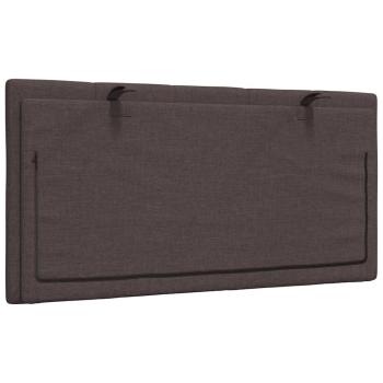 Kopfteil-Kissen Dunkelbraun 100 cm Stoff