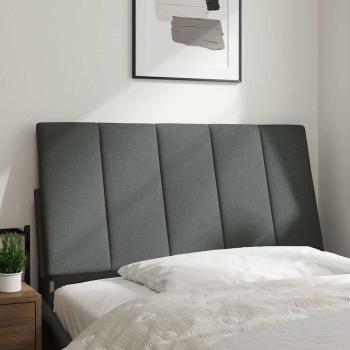 Kopfteil-Kissen Dunkelgrau 100 cm Stoff