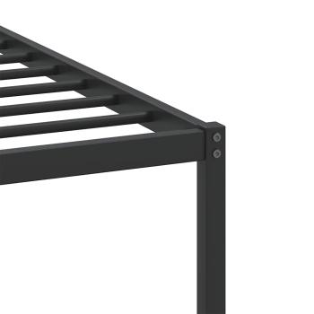 Bettgestell ohne Matratze Braun Eiche 75x190 cm Holzwerkstoff