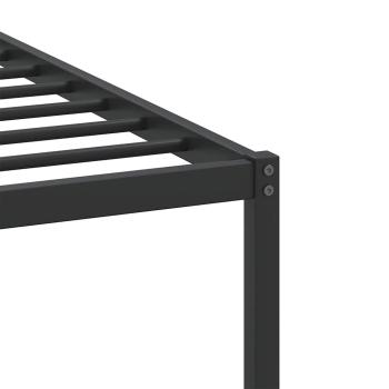 Bettgestell ohne Matratze Braun Eiche 90x200 cm Holzwerkstoff
