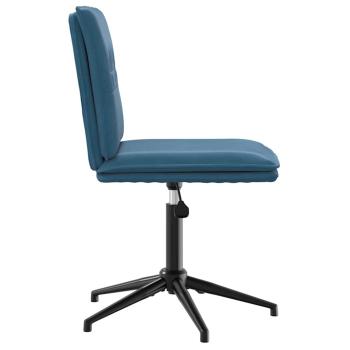 Esszimmerstühle 6 Stk. Blau Samt