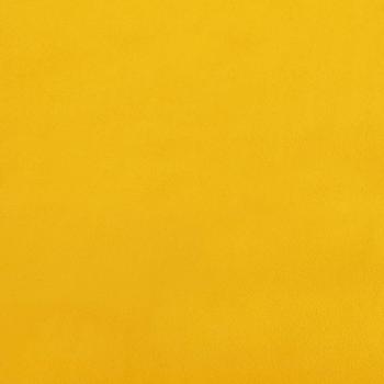 Schlafsofa 2-Sitzer mit 2 Kissen Gelb Samt