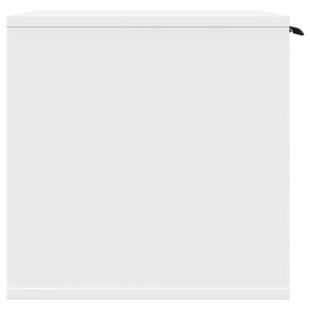 Katzenklo Weiß 80x50x45 cm Holzwerkstoff