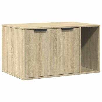 Katzenklo Sonoma Eiche 80x50x45 cm Holzwerkstoff