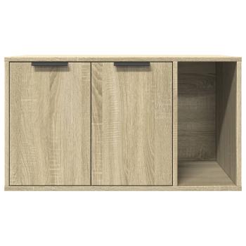 Katzenklo Sonoma Eiche 80x50x45 cm Holzwerkstoff