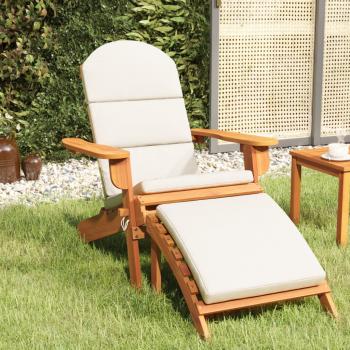 ARDEBO.de - Adirondack-Gartenstuhl mit Fußstütze Massivholz Akazie
