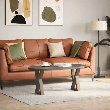 Couchtischbeine 2 Stk. Naturstahl 38x(42-43,3) cm Stahl
