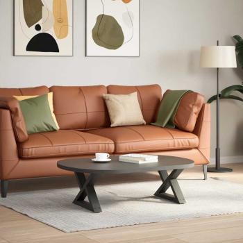 Couchtischbeine 2 Stk. Anthrazit 60x(30-31,3) cm Stahl