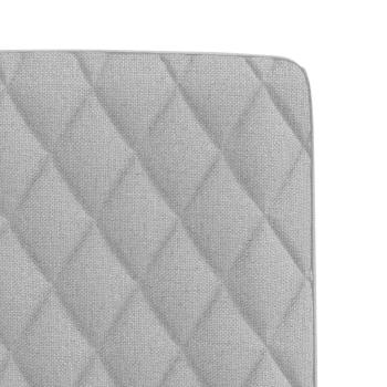 Esszimmerstühle 2 Stk. Wolkengrau Stoff