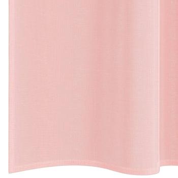Voile Vorhänge mit Stangentaschen 2 Stk. Rosa