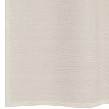 Voile Vorhänge mit Ösen 2 Stk. Creme 140x245 cm