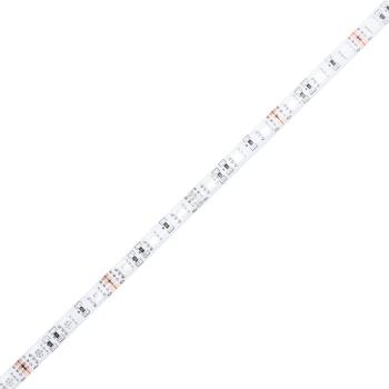 Bettgestell mit Kopfteil LED-Beleuchtung Räuchereiche 120x190cm